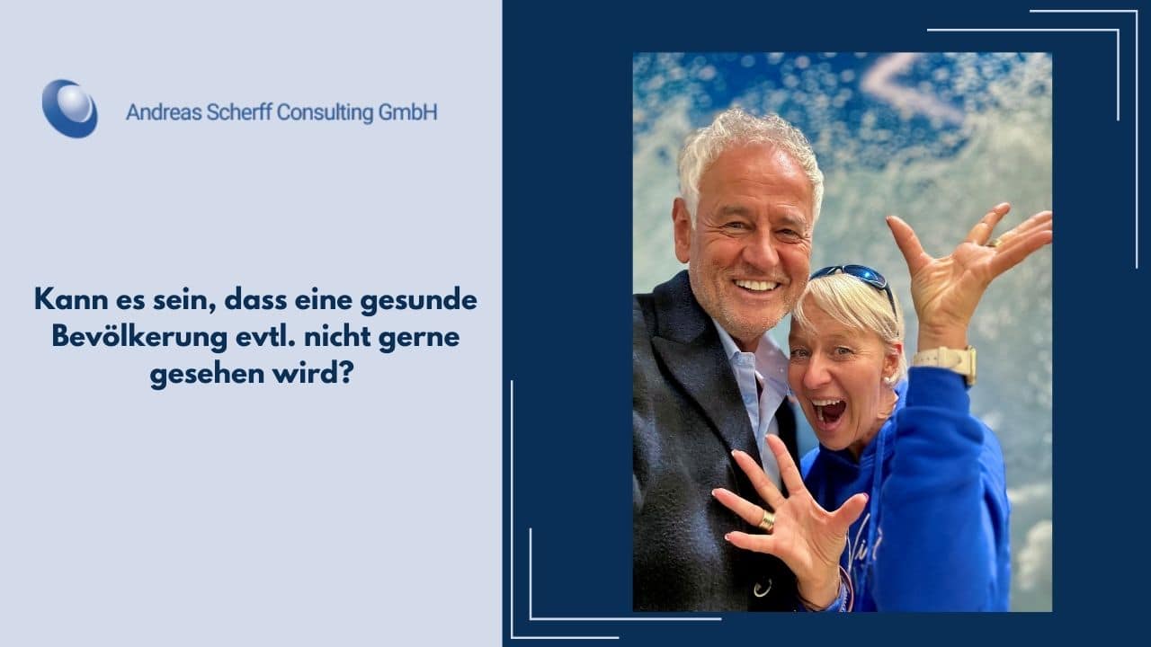 Kann es sein, dass eine gesunde Bevölkerung evtl. nicht gerne gesehen wird?