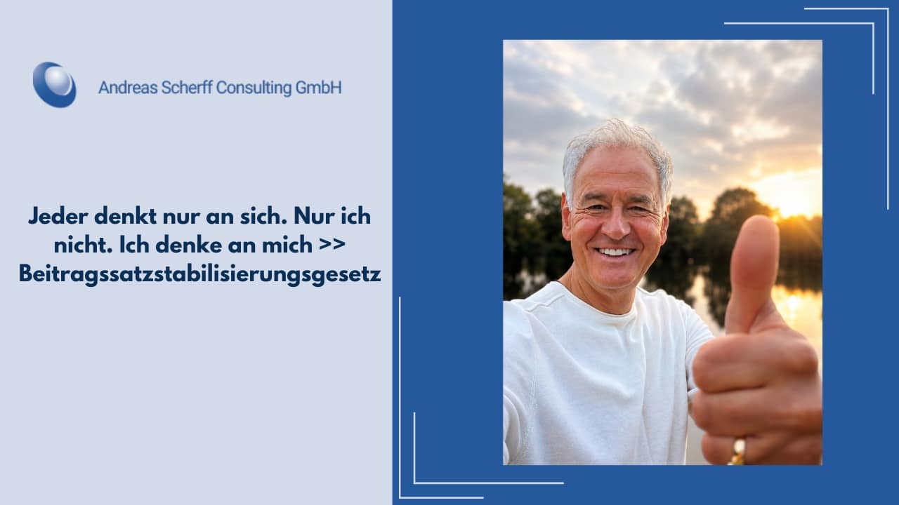 Beitragssatzstabilisierungsgesetz Andreas Scherff